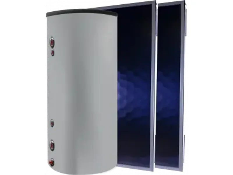 Chauffe-eau solaire individuel (CESI) : ballon + capteurs — France