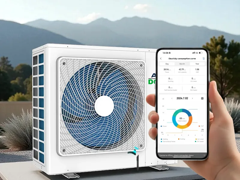 Groupe extérieur de climatisation réversible piloté par application — climatisation réversible en France