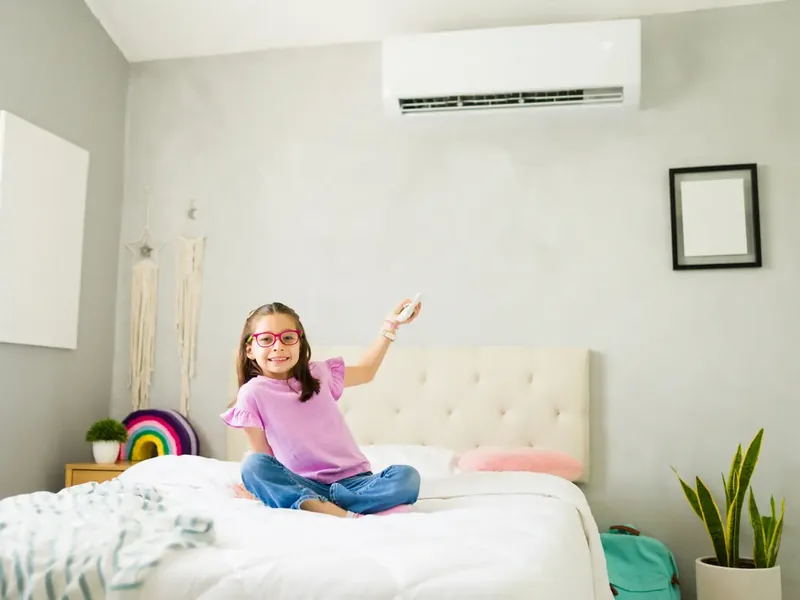 Chambre d’enfant climatisée — climatisation réversible en France