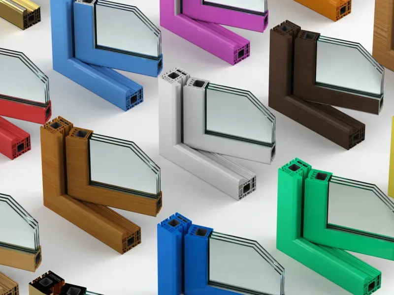 Profilés de fenêtres et double vitrage (PVC, alu, bois) — France