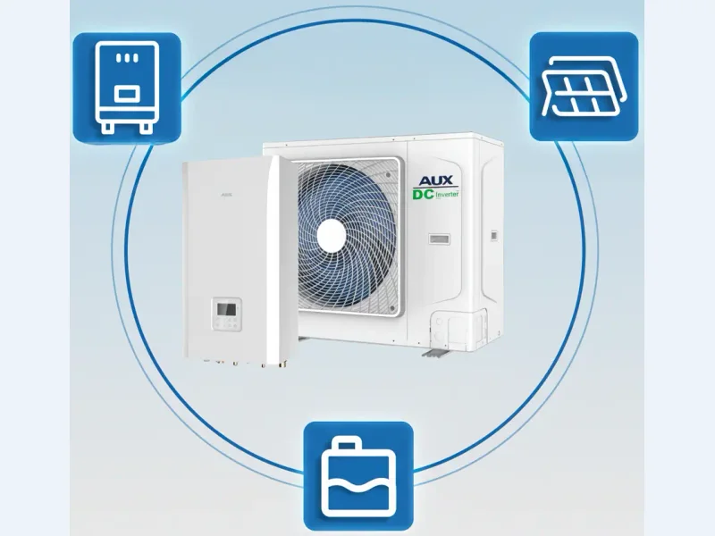 Module intérieur, groupe extérieur et écosystème d’une PAC air/eau — pompe à chaleur air/eau en immeuble en Bretagne