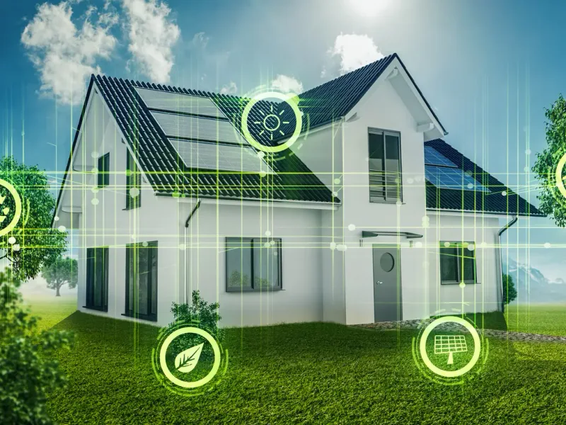 Maison à énergie verte équipée de photovoltaïque — en Bourgogne-Franche-Comté