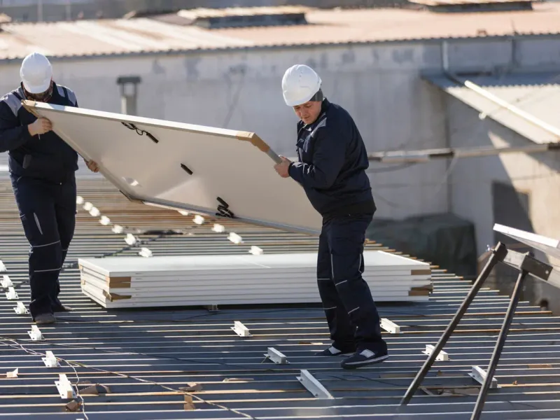 Travaux sur une toiture-terrasse — France